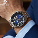 MIYOTA 2035 Luminous Sports Steel 200M Waterproof Sapphire Quartz Dive Watch