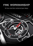 Top Brand Luxury Man Watches - Fashion Casual Silicone Triangle Dial Waterproof Military Luminous Mens Wristwatches - The Jewellery Supermarket