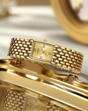 New Arrival Fashion Casual Luxury New Watches for Women Waterproof Square Dial Steel Belt Quartz Wrist Watches