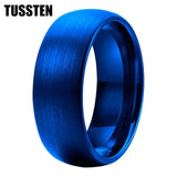 NEW ARRIVAL 6MM/8MM Tungsten Domed Brushed Jewellery  - Comfort Fit Men Women Couple Wedding Rings - The Jewellery Supermarket