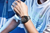 New Top Brand Men's Watch 007 Commander Luxury Mechanical 100m Waterproof Calendar Japan NH35 Men's Wristwatches