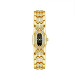 Fashion Gold Bracelet Stainless Steel Quartz Vintage Ladies Watches -  Zircon Diamonds Wristwatches Gifts for Women