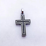 New Arrival Black Cross Vintage Unisex Jewellery - 925 Sterling Silver Christian Pendant Gift For Women and Men - The Jewellery Supermarket