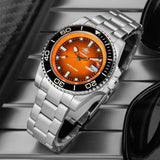 Top Brand Popular Quartz 200M Waterproof Super Luminous Luxury AD2089 Stainless Steel Silicone Strap Wristwatches