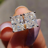 Luxury 0.5-2 Carats Marquise Heart Pear Princess Cut Moissanite Diamonds Stud Earrings