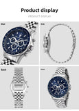 Original Maserati Sports Watches European and American Fashion Multifunctional Luxury, Precision Italian Style Watch