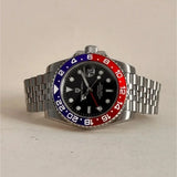 LUXURY DESIGN V3 GMT Mechanical Ceramic bezel Sapphire Crystal Stainless Steel Waterproof Automatic ﻿Mens Watches