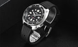 200M Waterproof 2115 Movement Ceramic Bezel Sapphire Crystal Luminous Diver Watch