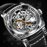 New Top Brand Luxury Fashion Business Skeleton Watch - Men's Waterproof Tourbillon Mechanical Watch - The Jewellery Supermarket