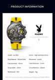 New Arrival Luxury Original Silicone Strap Fashion Quartz Waterproof Luminous Sports Top Brand Men's Wrist Watches