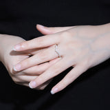 Sparkling V-shaped  D Colour Moissanite Diamonds Rings for Women Silver Engagement Wedding GRA Fine Jewellery