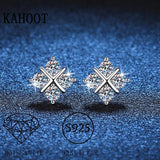 Light Luxury Niche 0.8 Carat *2 Moissanite Diamonds Earrings Classic Fashion Design 925 Sterling Silver Fine Jewellery - The Jewellery Supermarket