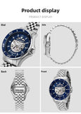 Maserati Sports Watch Men's Hollow Automatic Mechanical Fashion Perspective of European and American Watches
