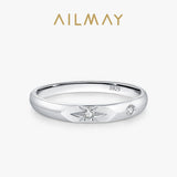 High Quality Charm Star Silver Fashion Shining AAAA Lab Created Diamond Ring