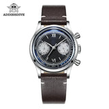 Famous Brand Waterproof Chronograph Bubble Mirror Glass VK64 Quality Watches - Great Gifts Prefect for Men