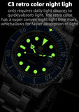 Top Brand New Blue/Green Ceramic Bezel Diving 200m Luminous 41mm Automatic Date Diver Quartz Wristwatch - ideal Gift