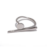 18K Gold Plated Chic Stainless Steel Personality Minimalist Classy Stylish Unique Ring