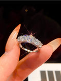 Gorgeous 1 Carat VVS1 D Colour Moissanite Diamond Sparkling Ring Fine Jewellery