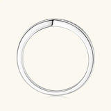 GRA Certified Round Moissanite Diamonds Rings for Women Real Sterling Silver Engagement Wedding Band Fine Jewellery