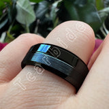 Classic Ring Grooved Brushed Polished Beveled Men Women Wedding Tungsten Rings
