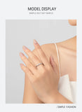 Delicate Twisted AAAA Lab Created Diamonds 925 Sterling Silver Stackable Ring