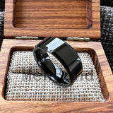High Quality Beveled Edges Flat Polished 6/8MM Men Women Tungsten Carbide Rings