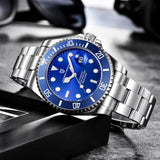 Popular Brand Waterproof Mechanical Automatic Men's Stainless Steel Sapphire Glass Writwatches - Best Gift