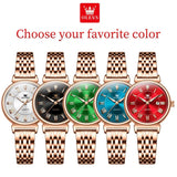 Luxury Classic Roman Scale Solid Stainless steel NEW Quartz Watches for Women Waterproof Date Women Wristwatches