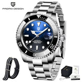 Top Brand PD1661 Water Ghost Watch Luxury Automatic Mechanical Watches NH35 Auto Date Sport Dive BGW-9 Watch For Men
