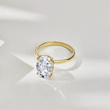 Charming 18KKP Oval Cut 8*12 MM AAAAA Lab Sapphire Gemstone Classic Big Rings for Women -  Fine Jewellery - The Jewellery Supermarket