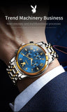 Top Brand Original Stainless Steel Waterproof Quartz, High Quality Trend Casual Men Wrist Watches for Men