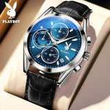 New Top Brand High Quality Original Leather Strap Multifunction Quartz Fashion Business Luxury Watch for Men
