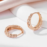 14 Karat Gold Filled Rounded Earrings For Women Daily Wear Jewellery
