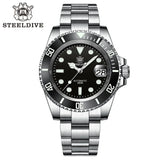 Ceramic Bezel Sapphire Mirror SD1953 Water Ghost Swiss Luminous NH35 Movement Dive 30Bar Waterproof Mechanical Watch