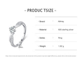 Superb 1CT Delicate, Twisted AAAA Lab Created Diamond 925 Sterling Silver Ring