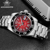 Divers Ceramic Bezel AR Coated Glass Luminous 200m Waterproof Steel Quartz Watch