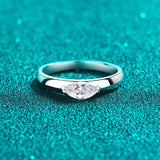 Awesome Marquise Cut 0.5ct Moissanite Diamond Engagement Wedding Ring For Women - Luxury Trendy Fine Jewellery