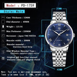 New Luxury Brand Mechanical Automatic Sapphire Glass Stainless Steel 10Bar Waterproof Watches For Men - The Jewellery Supermarket