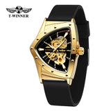 New Arrival Transparent Automatic WatchLuxury Silicone Strap Waterproof Luminous Fashion Mechanical Watches for Men