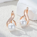 14 Karat Gold Filled Simple Elegant Pearl Fine Jewellery Earrings For Women