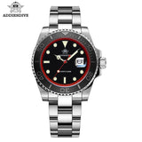 200m Water Resistance Ceramic Bezel Stylish Stainless Steel Quartz Men's Dive Watch