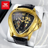 New Arrival Luxury Brand Men's Watches Triangle Big Dial Waterproof Watches for Men