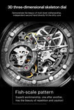 High Quality Luxury Top Brand Automatic Mechanical Fashion Trend Design Original Waterproof Mens Watch