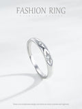High Quality Charm Star Silver Fashion Shining AAAA Lab Created Diamond Ring