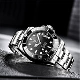 Top Brand PD1661 Water Ghost Watch Luxury Automatic Mechanical Watches NH35 Auto Date Sport Dive BGW-9 Watch For Men