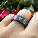 Laser Engraved Pipe Cut Brushed Finish 6MM 8MM Tungsten Wedding Men Women Rings