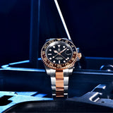 Luxury Brand New Arrival Luxury Mechanical Wristwatch Stainless Steel GMT Watch Sapphire Glass Men Watches