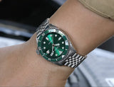 New Arrival Luminous Mechanical Ceramic Bezel Sapphire Glass Automatic Diver Wristwatches for Men