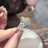 Exquisite Elegant Sparkling AAA+ Cubic Zirconia Earrings Ring Necklace Wedding Bridal Engagement Jewellery Sets - The Jewellery Supermarket