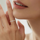 Real VVS1 D Colour Moissanite Diamond Stackable Rings Fine Jewellery